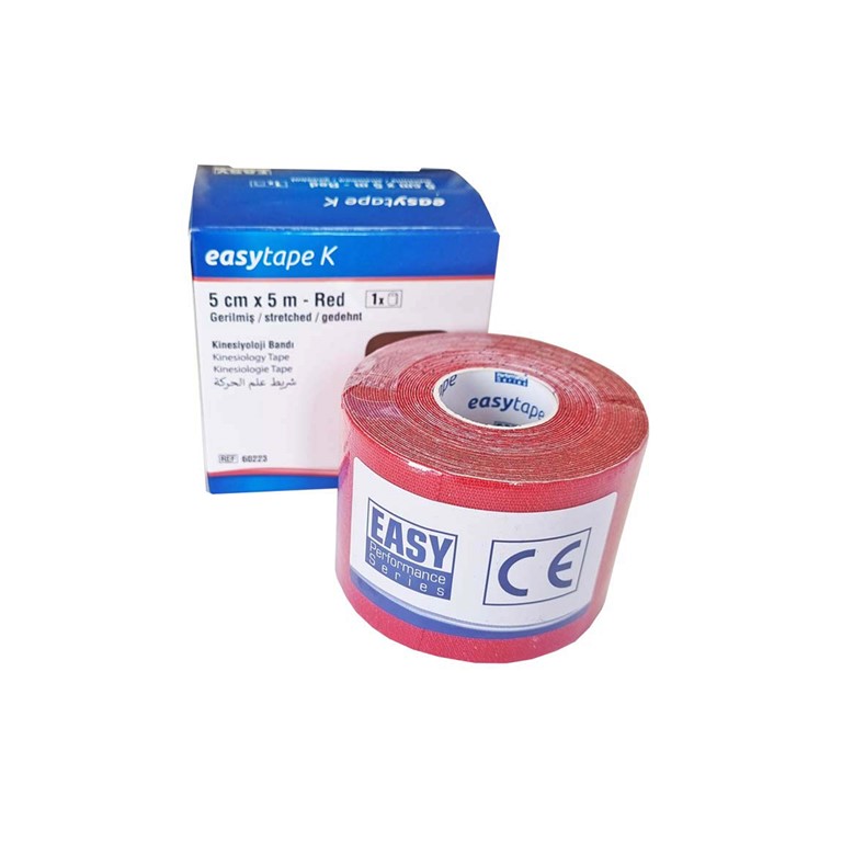 Easytape Premium Kinesio Tape Kırmızı 5 cm x 5 mt-Image